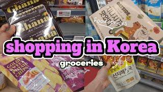 Grocery Shopping in Korea vlog Supermarket Food with Prices | shopping in korea