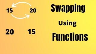 program in C to swap two numbers using function