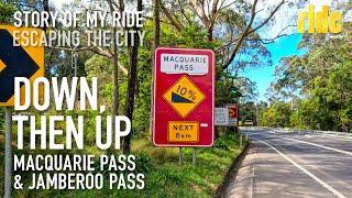 Story of my ride: down Macquarie Pass & up Jamberoo Pass (60km), cycling and scenery near Sydney