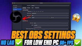 BEST OBS SETTINGS FOR STREAMING AND RECORDING 2024 #obs #settings #fgarmy