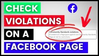 How To Check The Community Violations Of A Facebook Page? [in 2023]