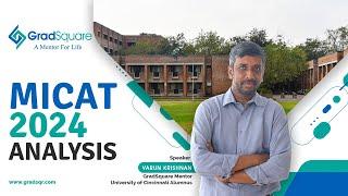 MICAT - 1 Analysis (2024 - 25) by GradSquare Mentor Varun Krishnan