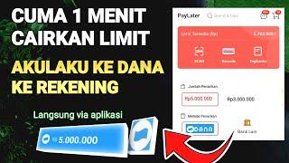 Cara Mencairkan Limit Akulaku Paylater ke Rekening atau ke Dana Langsung Aplikasi Akulaku