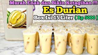 TERLARIS DAN ENAK BANGET !!! IDE JUALAN ES DURIAN PAKE BOX ISI 15 LITER HARGA 5000 AN