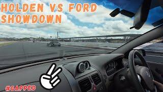 I JUST GOT SPANKED! at Holden V Ford Showdown