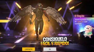 El ELIGIDO  CONSIGUE EMOTE  ASCENSO ANGELICAL CON UN TIRO DE 9 DIAMANTES RULETA DE TOKENS FREE FIRE