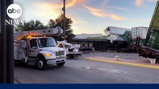 1 dead after Texas train derailment