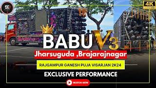 BABU V3 JHARSUGUDA,BRAJARAJNAGAR || PRESSURE KING ||FIRE PERFORMANCE || SK VLOGS RKL || DJ VLOG