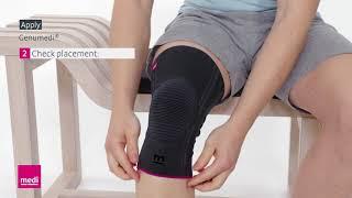 Genumedi® - How to Apply the Knee Support Sleeve | medi USA