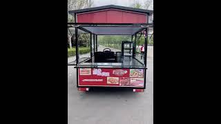 Fast food cart for smaller vendor
