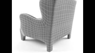 Promemoria Club armchair 3D model from CGTrader.com