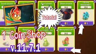 1 Coin Shop in Plants vs Zombies 2 v.11.7.1 - How to Use