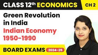 Green Revolution in India - Indian Economy 1950-1990 | Class 12 Economics Chapter 12 | CBSE 2024-25