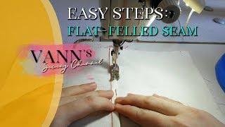 [Basic] How to Sew Flat-Felled Seam