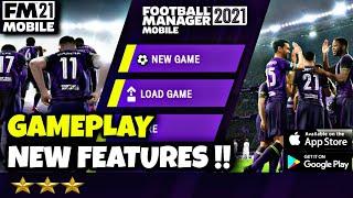 Football Manager 2021 MOBILE GAMEPLAY & NEW FEATURES !!! for IOS & Android