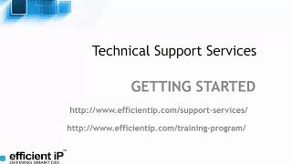 EfficientIP Tech Support Issue Tracker