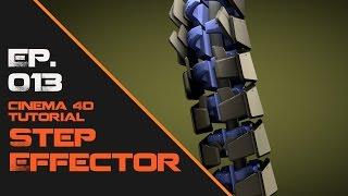 Cinema 4D Tutorial: 2 Ways to use the Step Effector