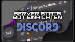 Server Stats bot einrichten | Discord Tutorial [Deutsch]