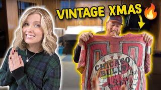 Christmas shopping for vintage shirts - Vlogmas #3