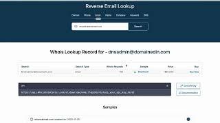 Detailed Explain Reverse Whois Lookup - Email Reverse Whois Lookup: