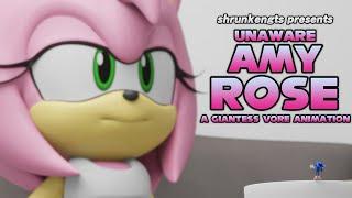 Unaware Amy Rose - Giantess Animation