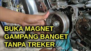 SANGAT MUDAH Cara Membuka Magnet Motor Tanpa Treker