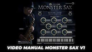 MONSTER SAX v1, The Best Free Saxophone VST ! Watch this VIDEO MANUAL to use it properly