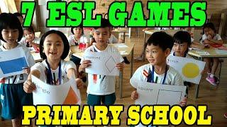 7 ESL games - simple activities [primary school]