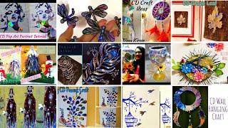 2021 Latest CD Craft Ideas /12 RARE DVD/CD Craft Ideas /Best out of waste #nimakiran #cdcraftideas