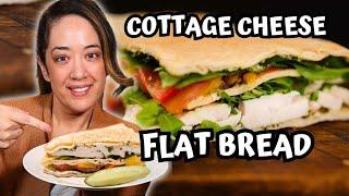 Trying the Viral 3 Ingredient Cottage Cheese Flatbread!