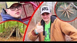 1 Vs  1 WILDERNESS SURVIVAL CHALLENGE!