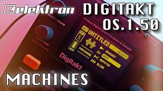 ELEKTRON DIGITAKT 4 MACHINES  - NEW FIRMWARE  UPDATE 1.50 IS INSANE 