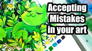 Accepting Mistakes in your art