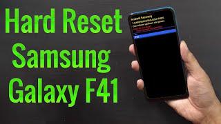 Hard Reset Samsung Galaxy F41 | Factory Reset Remove Pattern/Lock/Password (How to Guide)