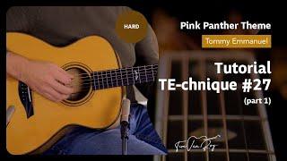 Pink Panther Theme (Tommy Emmanuel) - Tutorial (Part 1)