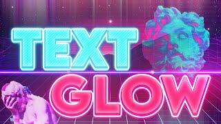 How to make your text GLOW in Photopea!