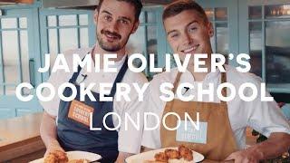 We spent the day at Jamie Oliver's Cookery School 