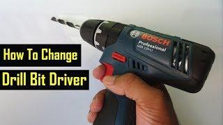 How To Change Drill Bit For Bosch First Time Users | Cordless | Wired | Hammer Models