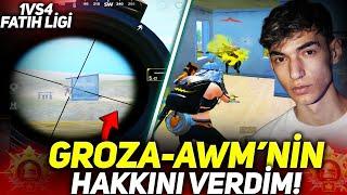 GROZA AWM VE DOĞUKAN BUNY! EFSANE MAÇ, EFSANE İKİLİ! / PUBG MOBİLE GAMEPLAY