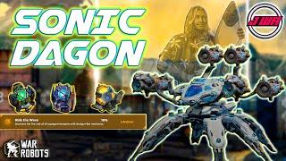 [WR] These F2P sonic weapons are insane on the dagon! war robots Update 10.0 gameplay #warrobots