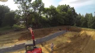 Al-Ahad Islamic Center Parking Lot Project - Retaining Wall - DJI Phantom