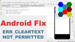 How To Fix ERR_CLEARTEXT_NOT_PERMITTED On Android