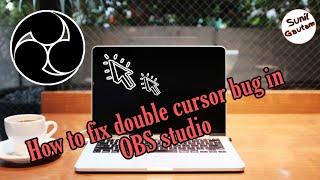 How to remove double cursor bug in OBS studio || Double mouse pointer bug in OBS studio
