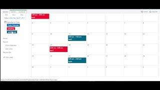 how to create color coded calendar in SharePoint 2013