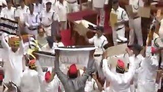 U.P. Assembly's first session begins amidst ruckus