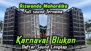 Daftar Sound Lengkap Karnaval BLUKON Lumajang Full Sound Ternama / Hadir Riswanda Mahardika