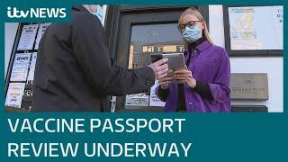 UK government to review Covid vaccine passport | ITV News