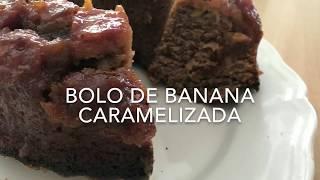 BOLO DE BANANA COM CHOCOLATE, TUDO JUNTO E MISTURADO AQUI COMIGO