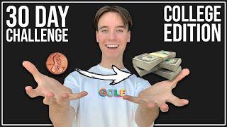 Taking A College Student From Broke to Rich in 30 Days | Dropshipping Challenge