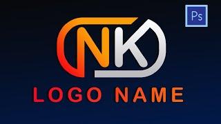 Simple NK Logo Tutorial Photoshop cc